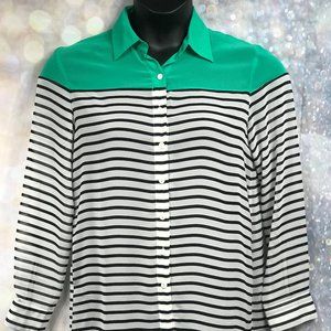 Tracy M Striped Blouse